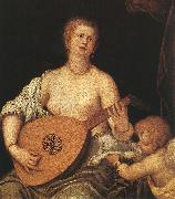 The Lute-playing Venus with Cupid ASG